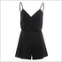 Spaghetti Strap Surplice Rompers