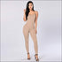 Spaghetti Strap Tight Sleeveless Jumpsuits