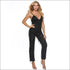 Spaghetti Strap V Neck Unique Tassel Fringed Jumpsuits