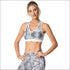 Sports Bra Geometric Black
