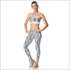 Sports Bra Geometric Black