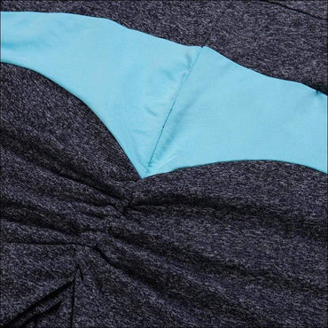 Sports Jumpsuits Block Color Crossing Strap Tight