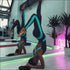 Sports Jumpsuits Block Color Crossing Strap Tight