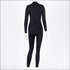 Stand Collar Long-sleeve Zipper Sports Jumpsuits