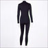 Stand Collar Long-sleeve Zipper Sports Jumpsuits