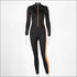 Stand Collar Long-sleeve Zipper Sports Jumpsuits