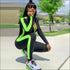 Stand Collar Long-sleeve Zipper Sports Jumpsuits