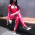 Stand Collar Long-sleeve Zipper Tight Jumsuits
