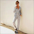 Stand Collar Zipper Long Sleeve Lace-up Casual Jumpsuits