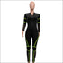 Stand Collar Zipper Long-sleeve Mesh Patchwork