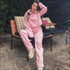 Stand Collar Zipper Long-sleeve Sweatshirt Casual Pants Two-piece Set