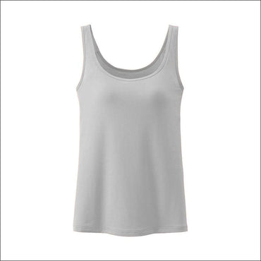 Steel Free Padded Solid Color Cotton Tank Top