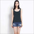 Steel Free Padded Solid Color Cotton Tank Top
