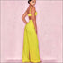 Strap Crop Top Casual Wide-leg Pants Set