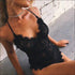 Strap Lace Deep V Underwear Bodysuits