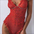 Strap Lace Deep V Underwear Bodysuits