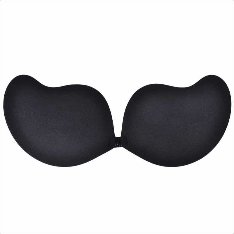 Strapless Front Closure Invisible Bra - A / Black - Lingerie