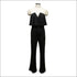 Strapless V Neck Wide-leg Jumpsuits