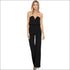 Strapless V Neck Wide-leg Jumpsuits
