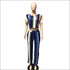 Stripe Tee And Straight Pants Two Pieces Sets Fashion Round Collar