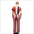 Stripe Tee And Straight Pants Two Pieces Sets Fashion Round Collar