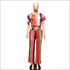 Stripe Tee And Straight Pants Two Pieces Sets Fashion Round Collar