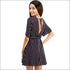 Stripe V - Neck Dress