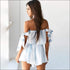 Stripes Vacation Style Backless Strapless Tank Tops And Shorts 2Pcs Set
