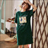 Summer Good Quality Cotton Short-sleeve Nightdress