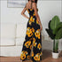 Sunflower Print Casual Strap