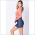 Surplice Long Sleeve Crop Top