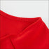 Surpliced Short V Neck Sleeve Red Jumpsuits