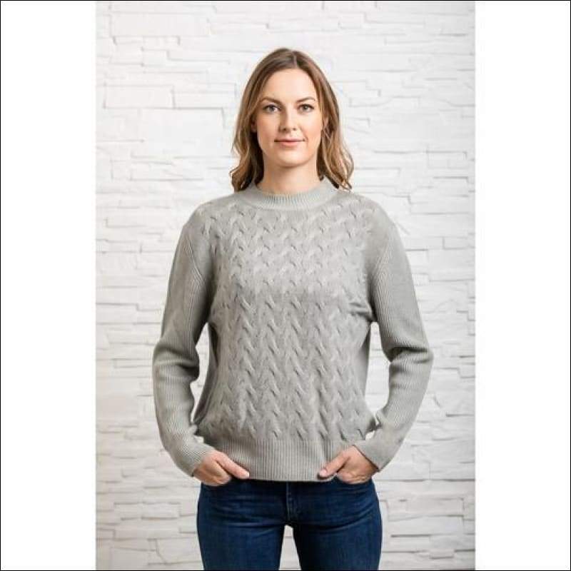 Sweater Raya - L / Gray / 100% cashmere - Women’s Clothing