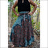 Teal Mandala Boho Skirt