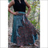 Teal Mandala Boho Skirt
