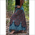 Teal Mandala Boho Skirt