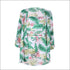 Three-pieces Set Vacation Pattern Casual Leaf Print Chiffon Camis Shorts Cover Up
