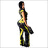 Tie-dye Design Cropped Short-sleeve Top Summer Sexy Two-piece Set