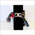 Tiger ankle silk bracelet