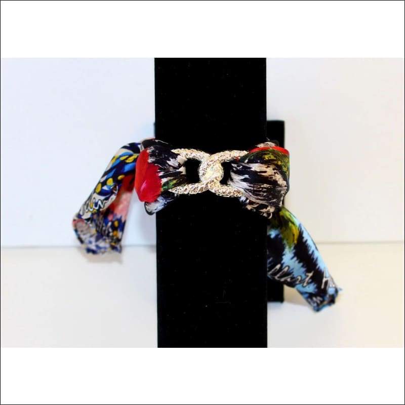 Tiger ankle silk bracelet - Gold - Ankle Bracelets