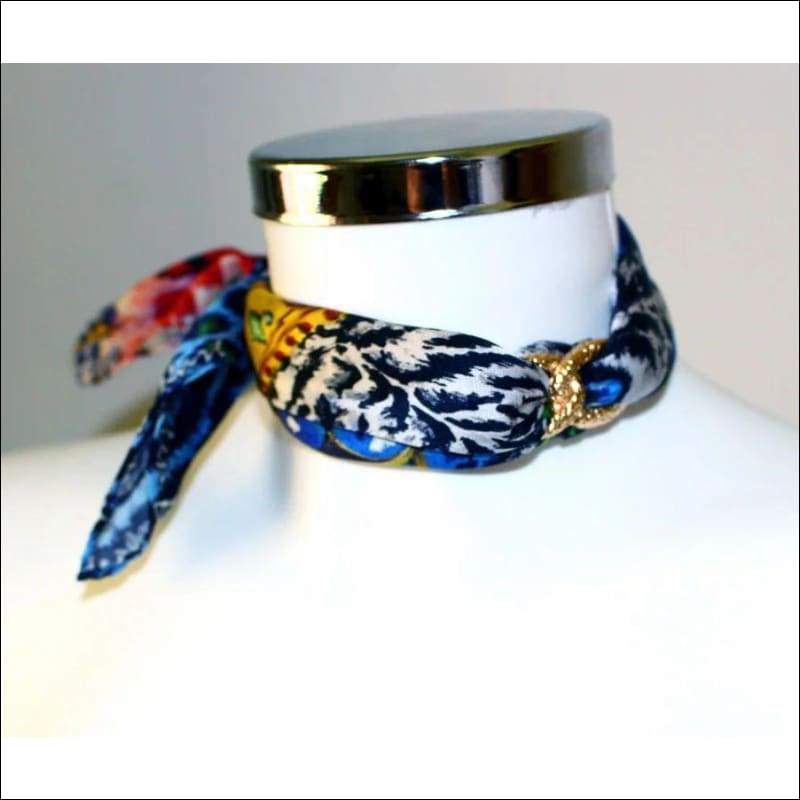 Tiger Choker Necklace - Gold - Chokers - Necklaces
