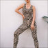 Tight Sports Backless Sleeveless Jumpsuits