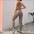 Tight Sports Backless Sleeveless Jumpsuits