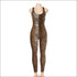 Tight Sports Backless Sleeveless Jumpsuits