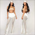 Top And Loose Pants Beachwear Set