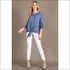 Top Double Tiered Bell Sleeves