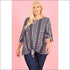 Top Double Tiered Bell Sleeves