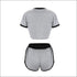 Tops And Shorts Pajamas Set