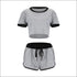 Tops And Shorts Pajamas Set