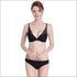 Triangle Pattern Push-up Underwire Bra Set